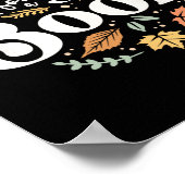 Herfst voor een groot boek lezen Librarian Autumn  Poster (Hoek)