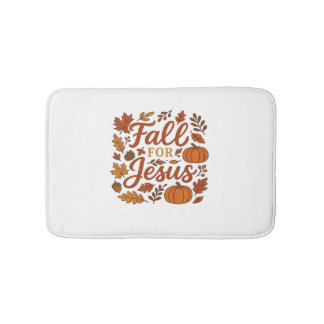 Herfst voor Jesus Autumn Pumpkin Christelijk Faith Badmat