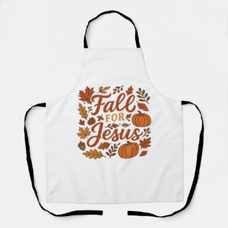 Herfst voor Jesus Autumn Pumpkin Christelijk Faith Schort
