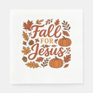 Herfst voor Jesus Autumn Pumpkin Christelijk Faith Servet