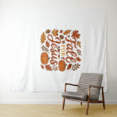 Herfst voor Jesus Autumn Pumpkin Christelijk Faith Wandkleed (In Situ (horizontaal))