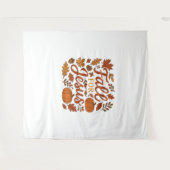 Herfst voor Jesus Autumn Pumpkin Christelijk Faith Wandkleed (Voorkant (horizontaal))