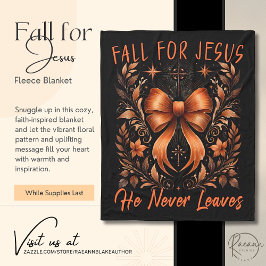 Herfst voor Jesus Fleece Blanket Deken