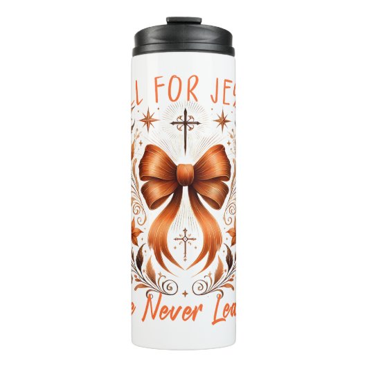 Herfst voor Jesus Thermal Tumbler Thermosbeker (Voorkant)