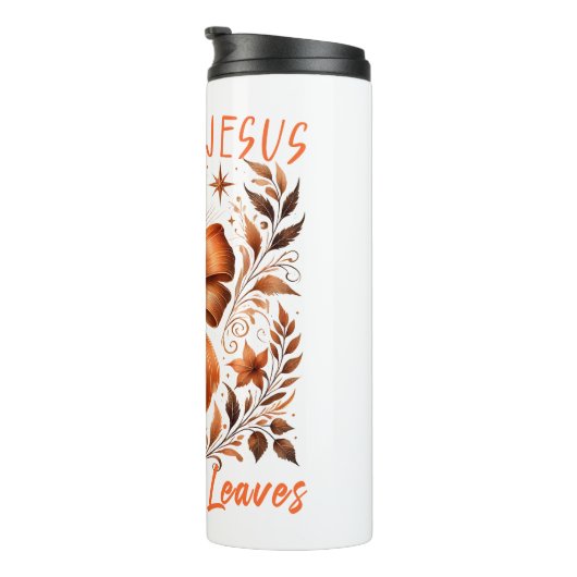Herfst voor Jesus Thermal Tumbler Thermosbeker (Geroteerd rechts)