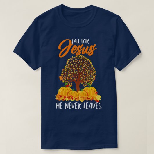 Herfst voor Jezus Christelijk gebed T-shirt (Design voorkant)