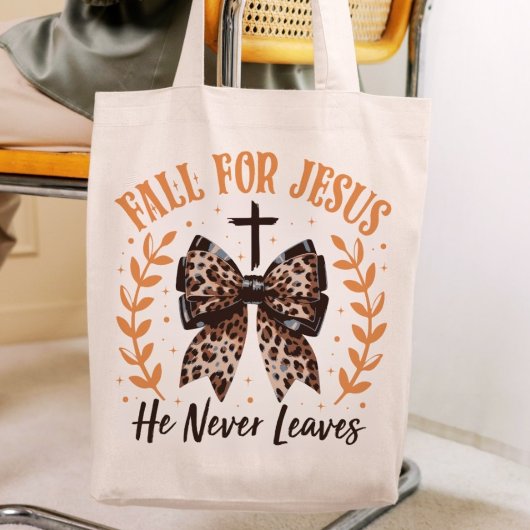 Herfst voor Jezus Christelijke herfst Tote Bag