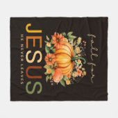 Herfst voor Jezus die hij nooit verlaat Fleece Deken (Voorkant (Horizontaal))