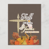 Herfst voor Jezus die hij nooit verlaat. Flyer (Voorkant)