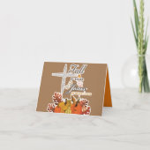 Herfst voor Jezus die hij nooit verlaat. Kaart (Voorkant)