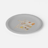 Herfst voor Jezus die hij nooit verlaat  Papieren Bordje (Gekanteld)