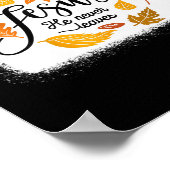 Herfst voor Jezus die hij nooit verlaat Poster (Hoek)