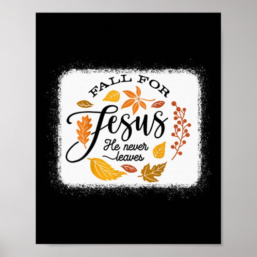 Herfst voor Jezus die hij nooit verlaat Poster (Voorkant)