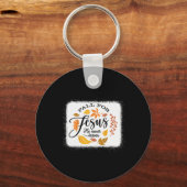 Herfst voor Jezus die hij nooit verlaat Sleutelhanger (Voorkant)