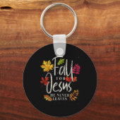 Herfst voor Jezus Hij laat Jezus 1 nooit achter Sleutelhanger (Voorkant)