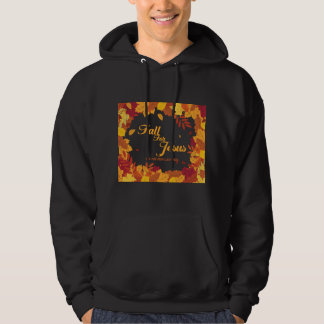 Herfst voor Jezus Hij laat nooit Christelijk Kerst Hoodie