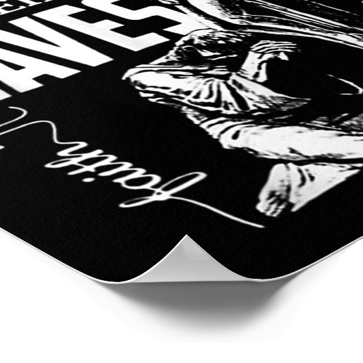 Herfst voor Jezus Hij laat nooit Christelijke Than Poster (Hoek)