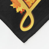 Herfst voor Jezus Hij laat nooit gezegend dankbaar Fleece Deken (Hoek)