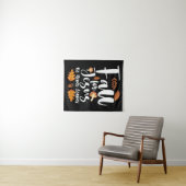 Herfst voor Jezus Hij laat nooit Thanksgiving Chri Wandkleed (In Situ (horizontaal))