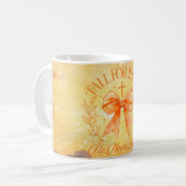 HERFST VOOR JEZUS, HIJ LEEFT NOOIT KOFFIEMOK (Voorkant links)