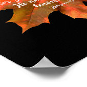 Herfst voor jezus hij verlaat de herfst nooit Chri Poster (Hoek)