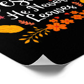 Herfst voor Jezus Hij verlaat nooit 1 Poster (Hoek)