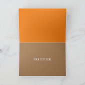 Herfst voor Jezus, Hij verlaat nooit 1 Wenskaart Kaart (Binnen)