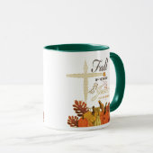 Herfst voor Jezus, hij verlaat nooit Mok (Voorkant rechts)