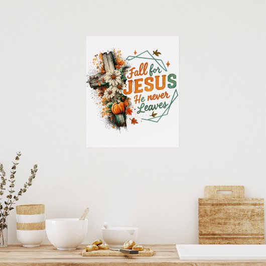 Herfst voor Jezus… Poster (Keuken)
