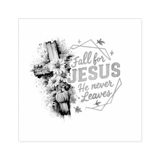 Herfst voor Jezus… Rubberstempel (Afrduk)