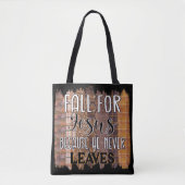 Herfst voor Jezus Tote Bag (Voorkant)