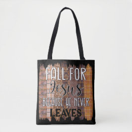 Herfst voor Jezus Tote Bag