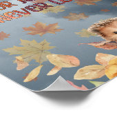 Herfst voor Jezus verlaat hij nooit het ontwerp Poster (Hoek)