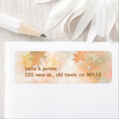 Herfst voor retour adreslabels etiket (Insitu)