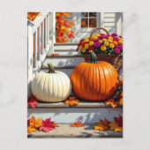  Herfst voorste stappen | Fijne Thanksgiving Briefkaart (Voorkant)