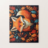 Herfst Vos Legpuzzel (Verticaal)