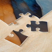 Herfst Vos Schilderij Legpuzzel (Zijkant)
