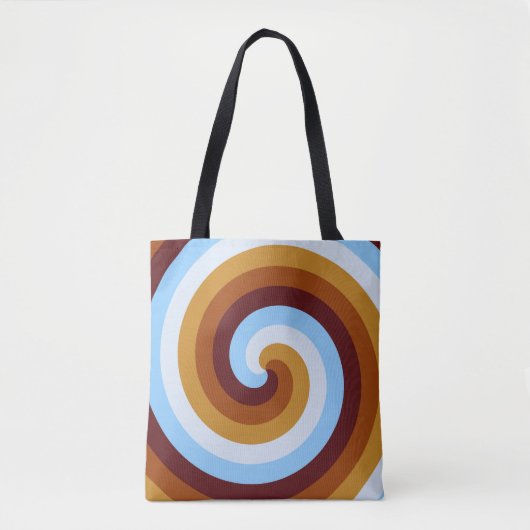 Herfst Vos Spiraal Tote Bag (Voorkant)