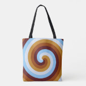 Herfst Vos Spiraal Tote Bag (Achterkant)
