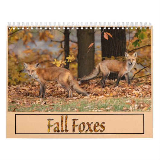 Herfst Vossen Kalender (Hoes)