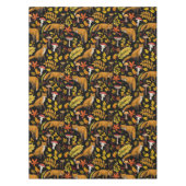 Herfst vossen op zwart tafelkleed (Voorkant)