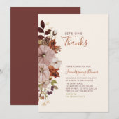 Herfst / Vrienden van dankbaarheid /Danket geven d Kaart (Voorkant / Achterkant)