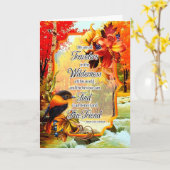 Herfst Vriendschapskaart Kaart (Gele Bloem)