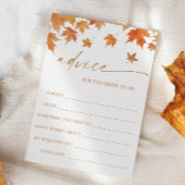 Herfst Vrijgezellenfeest Advies Kaart