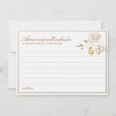 Herfst Vrijgezellenfeest Advies & Wensen Kaart (Voorkant)