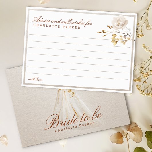 Herfst Vrijgezellenfeest Advies & Wensen Kaart