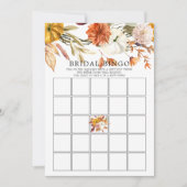 Herfst Vrijgezellenfeest Bingo Game Kaart (Voorkant)