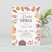 Herfst Vrijgezellenfeest, Boho Autumn Bride-to-be Kaart (Staand voorkant)