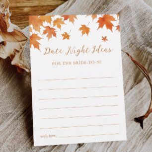 Herfst Vrijgezellenfeest Datum Nacht Ideeën Kaart