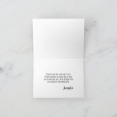 Herfst Vrijgezellenfeest - Groene & gouden dank Notitiekaartje (Binnen)